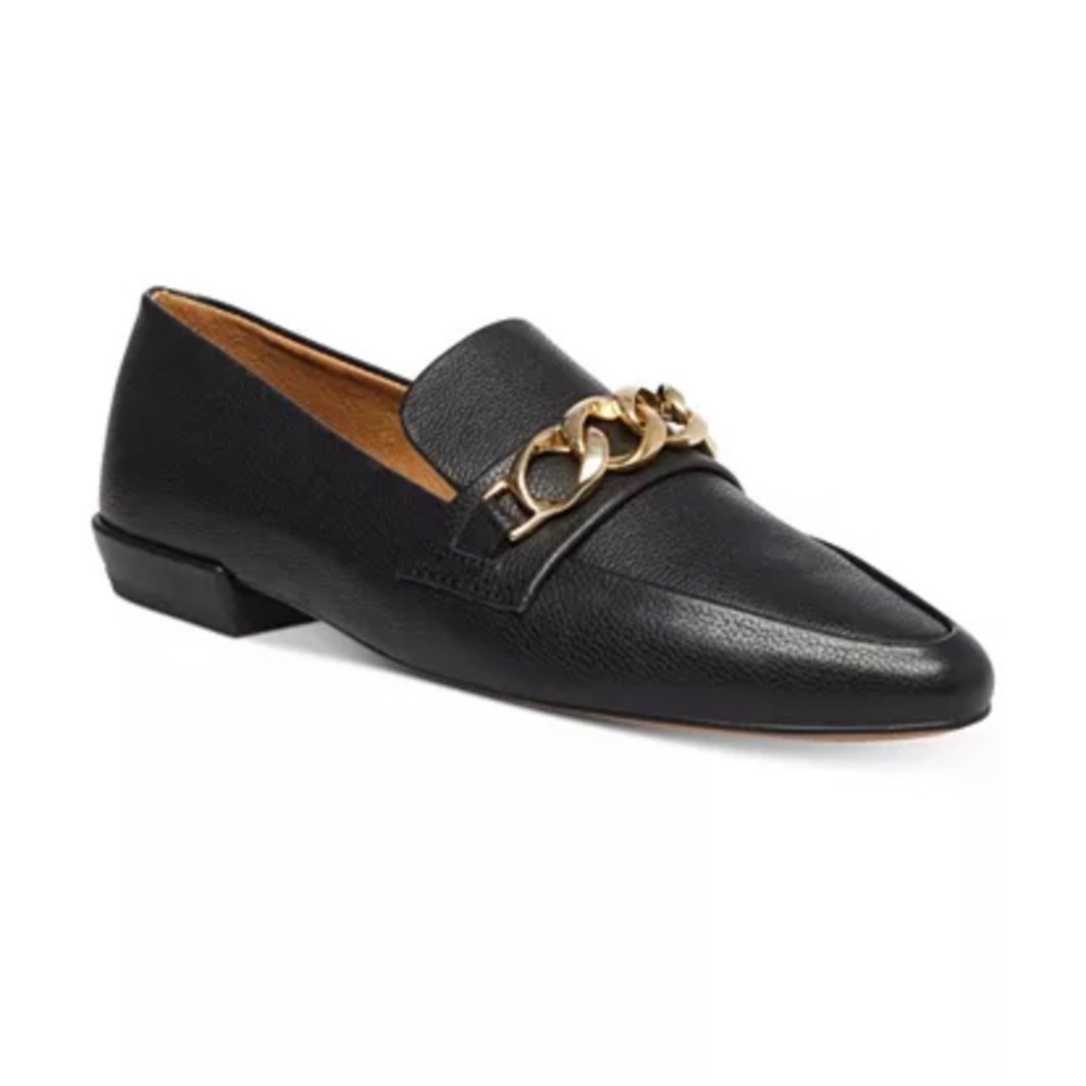 NEW STEVEN New York Gold Chain Loafer - Picture 2 of 7
